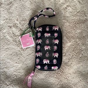 RARE PATTERN-pink elephant-Vera Bradley wallet